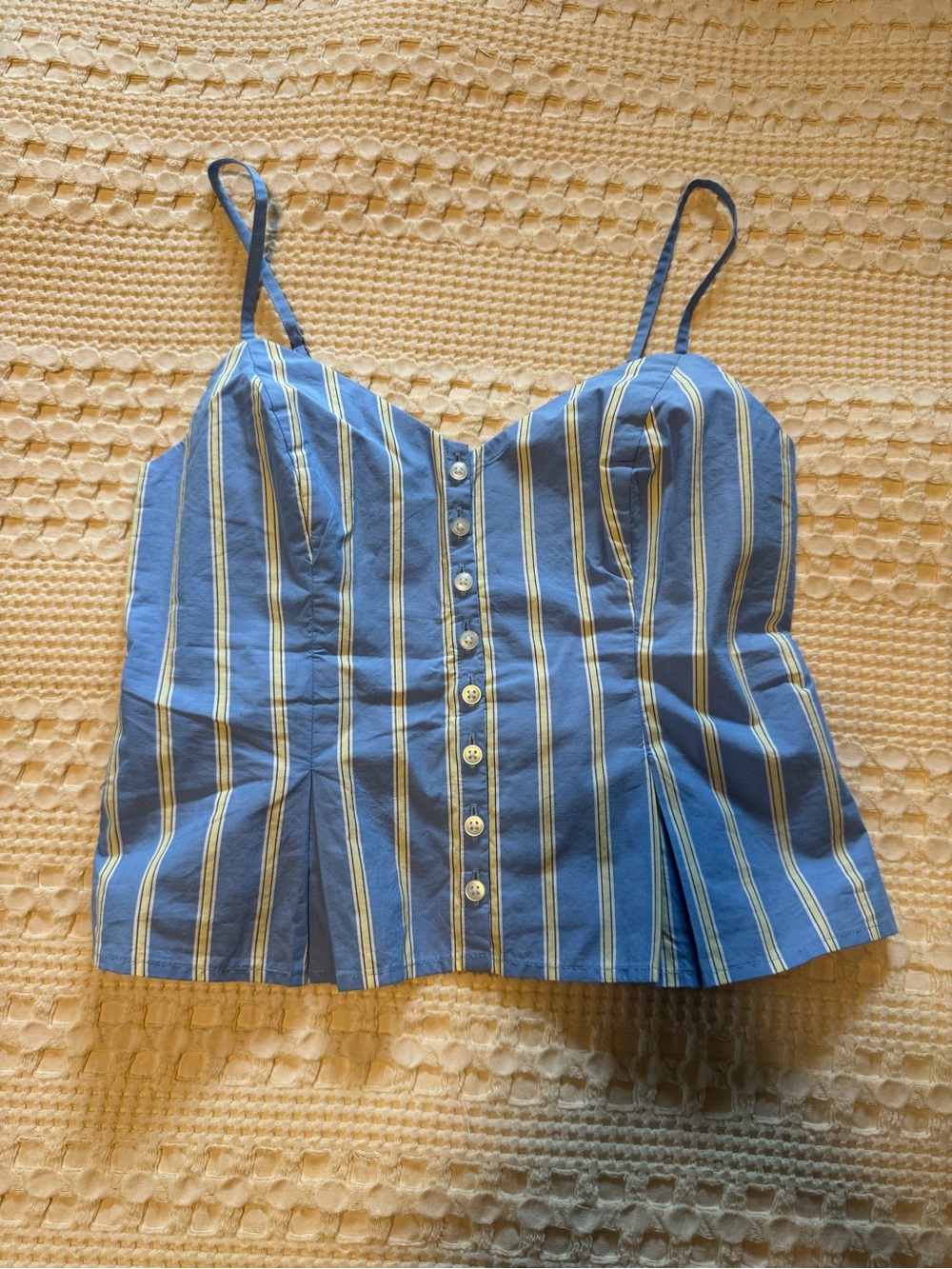 Abercrombie & Fitch Poplin Button-Through Cami